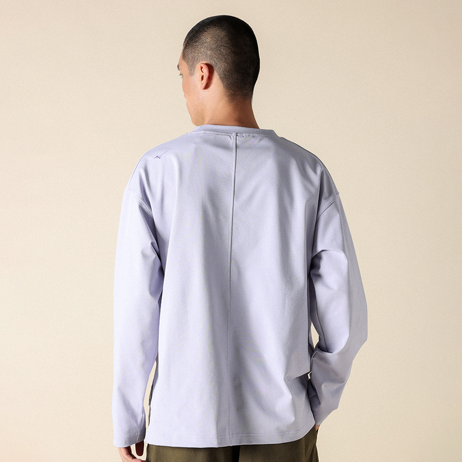 Mizuno Heavy  Long Sleeve T-Shirt Thistle